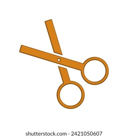 Illustration Vector graphic of scissor icon. Fit for tailor, haircut, barber, salon, dotted line etc