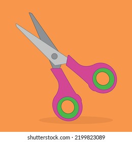 Illustration vector graphic of scissors