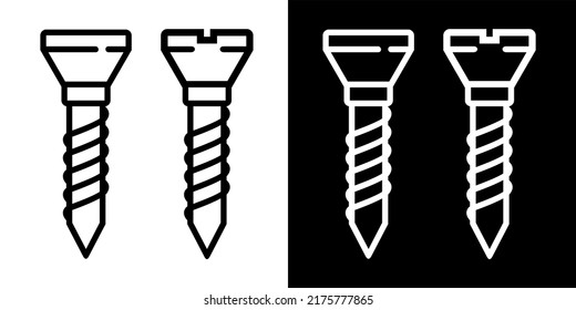 Illustration Vector Graphic of screw, tool, work icon