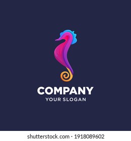 Illustration vector graphic of Seahorses logo. Design inspiration. Fit to your Business, community, etc