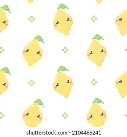 Illustration vector graphic of seamless lemon pattern