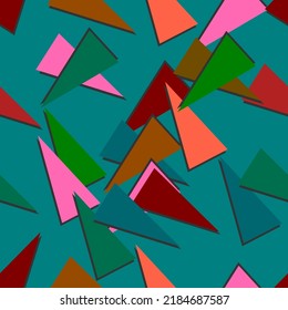 illustration vector graphic of seamless with triangle patern