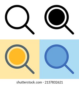 Illustration vector graphic of Search Icon. Perfect for user interface, new application, etc