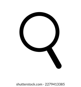 Illustration Vector Graphic of  Search Icon. Black Line