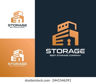 Illustrationsvektor-Grafik von Self Storage Company Logo Design Template