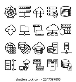 Illustration Vector Graphic of Server icon