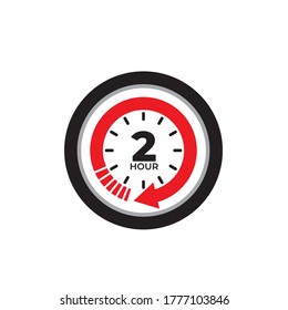 Illustration vector graphic of Service waiting time icon design template