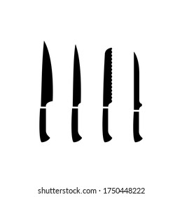 Gráfico vectorial de ilustración de un conjunto de silueta. Es bueno para el conjunto de iconos de su logotipo o ilustración.