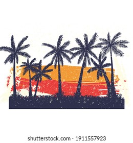 gráfico vectorial de ilustración para diseño de árbol de conjunto 