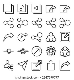 Illustration Vector Graphic of Share icon