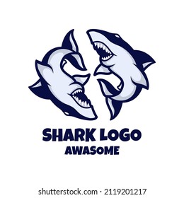 Illustration vector graphic Shark, good for logo design