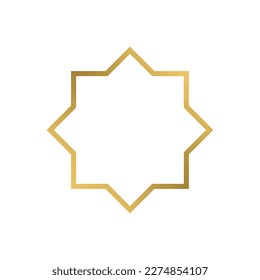 Illustration vector graphic for A sharp octagonal ramadan ornament with lines and planes is suitable for background templates, greeting cards, banners, flyers, etc.