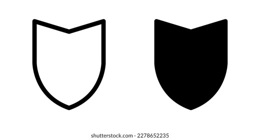 Illustration Vector graphic of shield icon. Fit for protection, security, defense, guard etc.