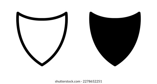 Illustration Vector graphic of shield icon. Fit for protection, security, defense, guard etc.