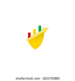 Ilustración Gráfica vectorial del logotipo Escudo gráfico