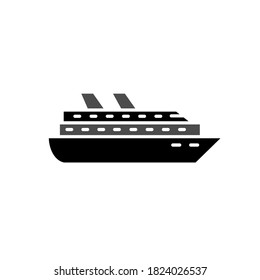 Illustration Vector graphic of ship icon