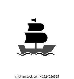 Illustration Vektorgrafik des Schiffssymbols