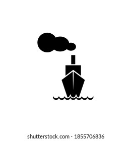 Illustration Vector graphic of ship icon