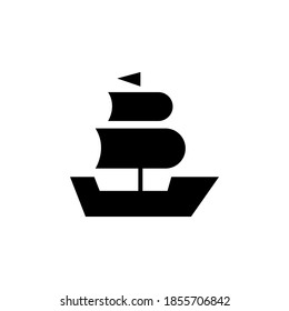 Illustration Vector graphic of ship icon