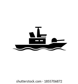 Illustration Vector graphic of ship icon