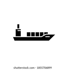 Illustration Vector graphic of ship icon