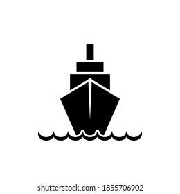 Ilustración Gráfico vectorial del icono de barco