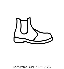 Illustration Vector graphic of shoe icon