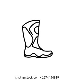 Illustration Vector graphic of shoe icon