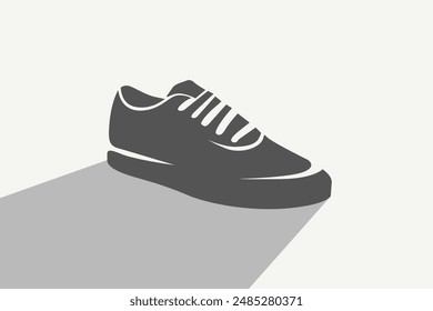 Illustration vector graphic of shoes silhouette. Good for logo or symbol