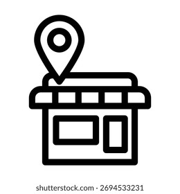 Illustration Vector Graphic of Shop icon design template