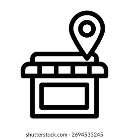 Illustration Vector Graphic of Shop icon design template