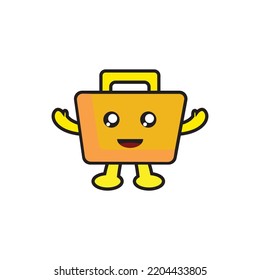 illustration vector graphic of shopping bag cartoon.
