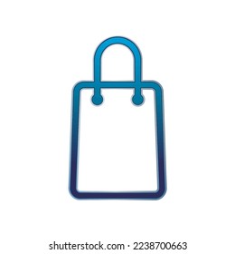 Illustration Vektorgrafik des Shopping Bag Icons. Fit Shop, Markt, Geschäft, Geschäft etc.