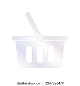 Illustration Vector graphic of Shopping Basket icon. Fit shop, market, business, store etc.