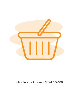 Ilustración Vector gráfico del icono de compra. Apto para cesta de compras