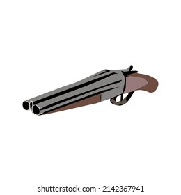 Illustration Vector Graphic of Shotgun design
