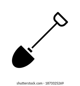 Illustration Vector graphic of  shovel icon