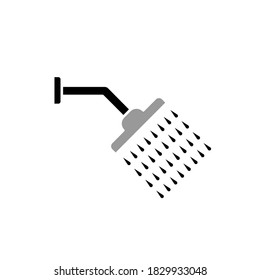 Ilustración Gráfico vectorial del icono de ducha