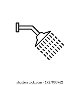 Illustration Vektorgrafik des Duschsymbol