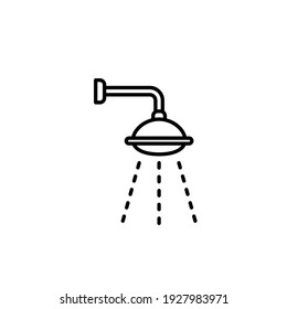 Illustration Vector graphic of shower icon