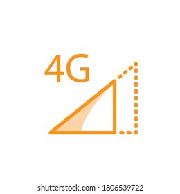 Illustration Vektorgrafik des Symbols der Signalleiste. Geeignet für Technik, Mobilfunk, WLAN, Netzwerk, Anschluss etc.