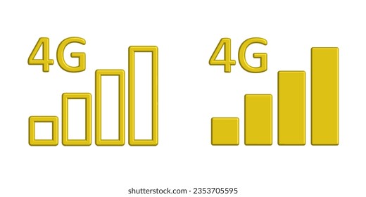 Illustration Vector graphic of signal bar icon. Fit for technology, mobile, network, connection etc.