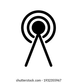 Illustration Vector graphic of signal tower icon