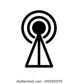 Illustration Vector graphic of signal tower icon