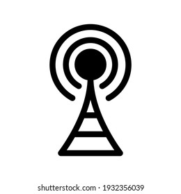 Illustration Vector graphic of signal tower icon