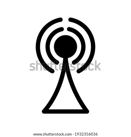 Illustration Vector graphic of signal tower icon