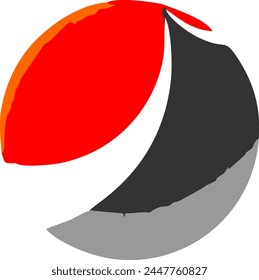 illustration vector graphic of simple ball icon