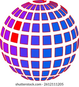 illustration vector graphic of simple globe, or world icons