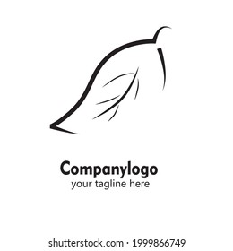 Ilustración vectorial gráfico del logotipo de la salida simple