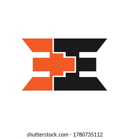 Illustration Vector Graphic Of Simple Letter E Logo, Suitable For Company Logo